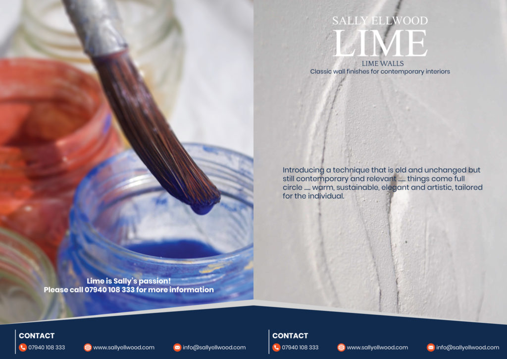 LIme walls sales brochure design